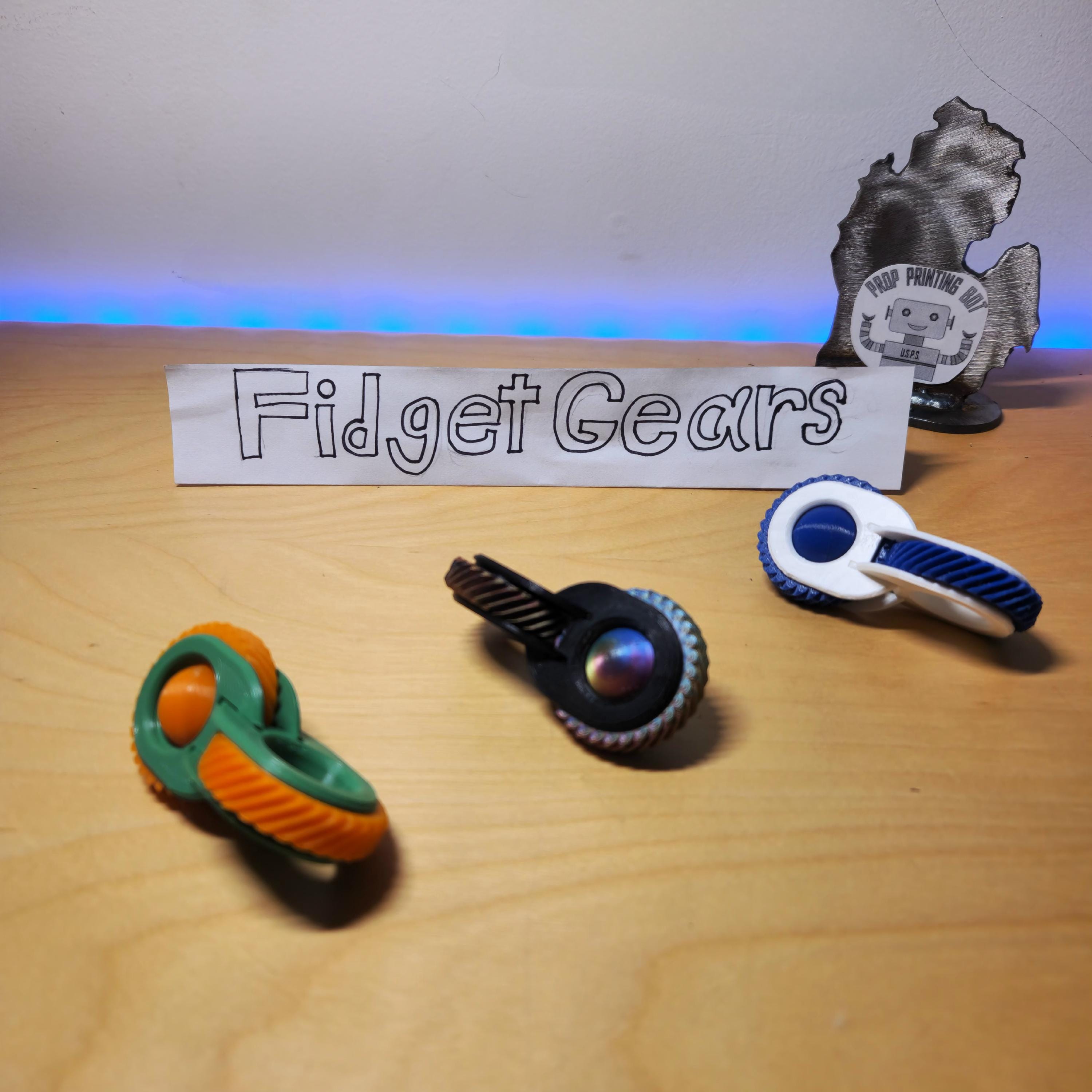 Fidget Gears - Portable, Small Ball and Gear Fidget Toy